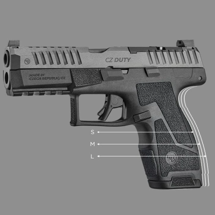 Pistolet CZ DUTY 4.0 C kaliber 9x19 mm z modułowym szkieletem Modular Chassis